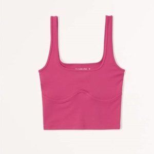 Abercrombie & Fitch Seamless Square-Neck Corset Tank